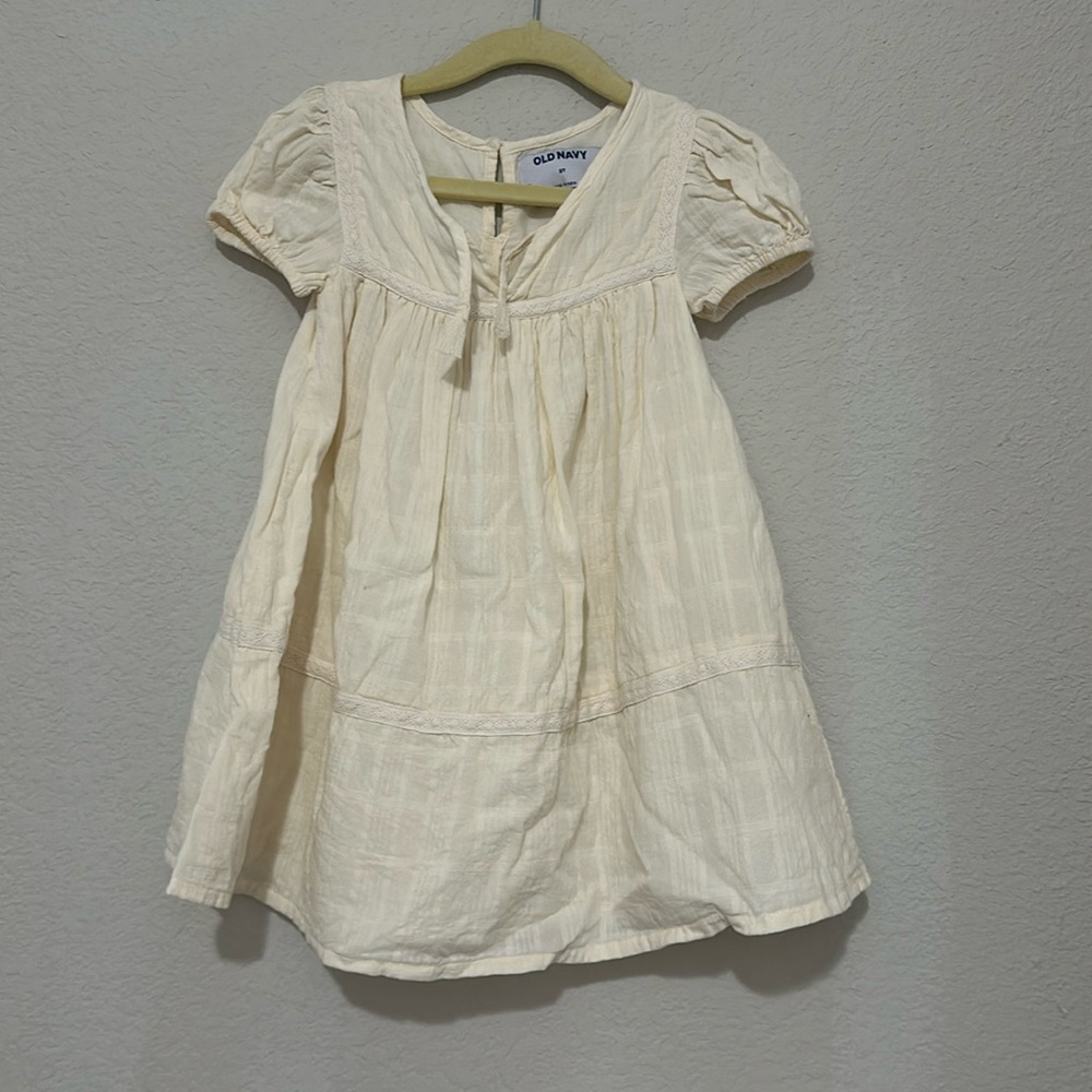 Old Navy toddler cream dress